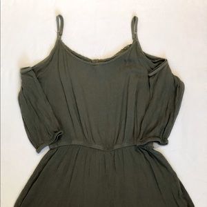 Green Strap Romper